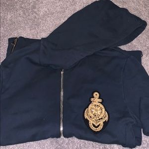Balmain Zip Up Hoodie